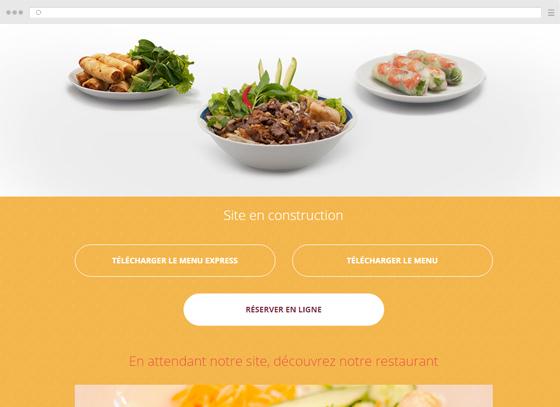 Vietnamesisches Restaurant Webseite