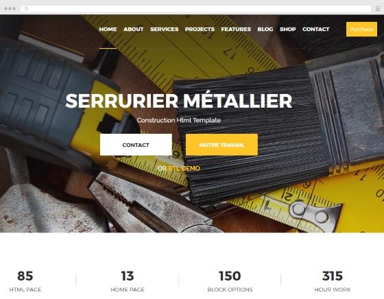 Wie ein Schlosser Website metallier?